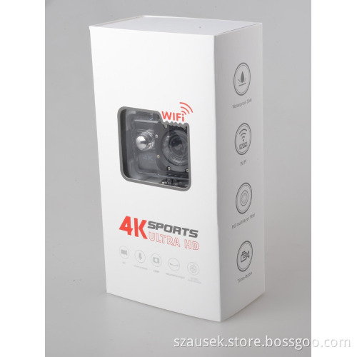 2017 hot sales 20 MP action camera 4K high-end quality 170 degree fish-eye wifi cam with waterproof 30m sport camera